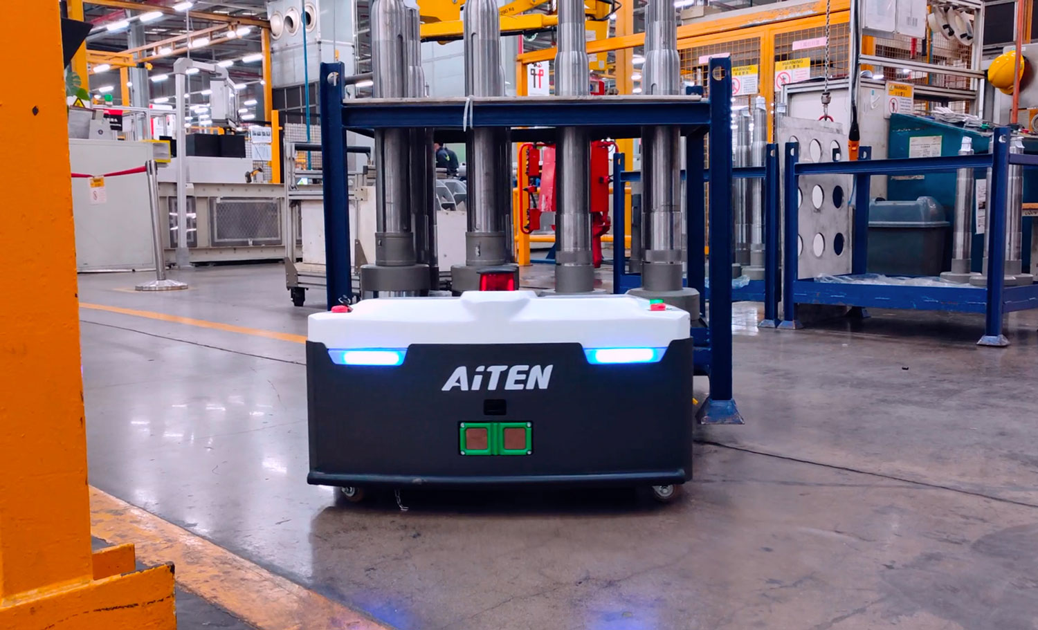 710公海AGV机器人助企业复工